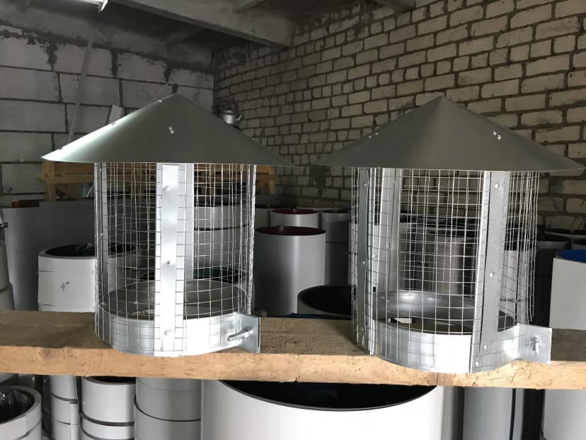 круглый зонтик с сеткой