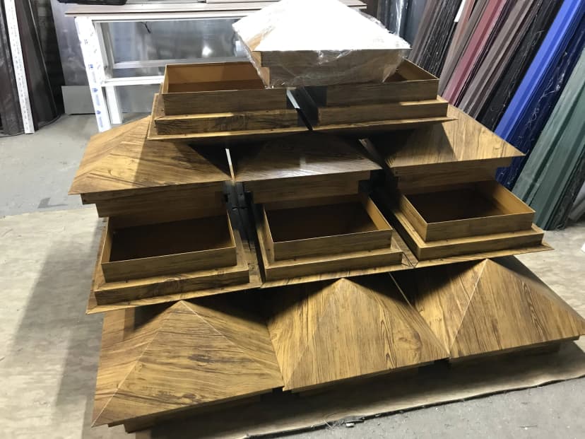 колпак на забор под дерево