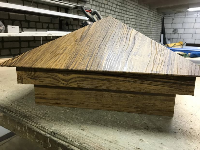 колпак на забор под дерево